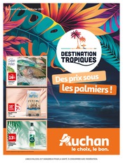 Rhum Angebote im Prospekt "DESTINATION TROPIQUES : Des prix sous les palmiers !" von Auchan Hypermarché auf Seite 1