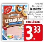 Original Bayerischer Leberkäse von Gut & Günstig im aktuellen EDEKA Prospekt für 3,33 €