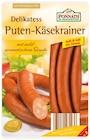 Delikatess Puten-Käsekrainer von Ponnath im aktuellen REWE Prospekt für 2,49 €