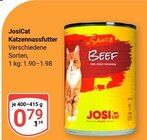 JosiCat Katzennassfutter Angebote bei GLOBUS Nettetal für 0,79 €
