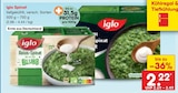 Spinat von iglo im aktuellen Netto Marken-Discount Prospekt für 2,22 €