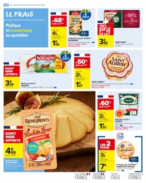 Prix et réduction Tartiflette dans le prospectus Carrefour Market en cours Offre Tartiflette dans le catalogue Carrefour Market du moment à la page 26