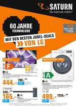 Saturn Prospekt für Leverkusen mit 8 Seiten Saturn Prospekt für Leverkusen: "JUBEL-DEALS VON LG", 8 Seiten, 09.05.2021 - 16.05.2021