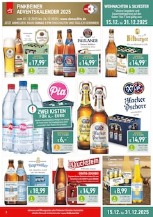 Bitburger im Finkbeiner Prospekt "Weihnachten & Silvester" mit 10 Seiten (Kaufbeuren)