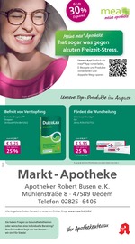 Aktueller mea - meine apotheke Apotheken Prospekt in Kalkar und Umgebung, "Unsere August-Angebote" mit 4 Seiten, 01.08.2025 - 31.08.2025