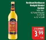 Aktuelles Nordgold Advokat Eierlikör Angebot bei Marktkauf in Leipzig ab 3,99 €