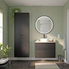 Meuble à suspendre l. 80 cm noir "idalie" en promo à 160,00 € chez Brico Dépôt Meuble à suspendre l. 80 cm noir "idalie" dans le catalogue Brico Dépôt