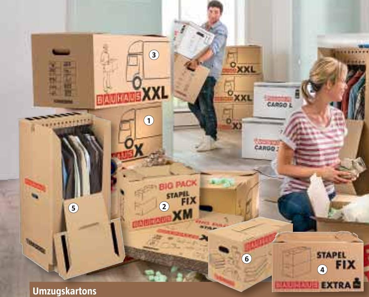 BAUHAUS Umzugskartons Angebot und Preis aus dem aktuellen Prospekt