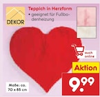 Aktuelles Teppich in Herzform Angebot bei Netto Marken-Discount in Paderborn ab 9,99 €