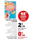 Hyper U Plancoët - Promo Infuse à froid Promo Infuse à froid à 0,86 € dans le catalogue Hyper U à Plancoët