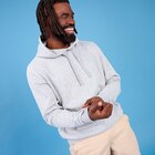 Sweat molleton à capuche hoodie gris clair homme - LH à 15,99 € dans le catalogue La Halle