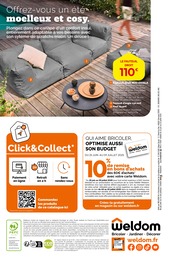 Offre Pouf dans le catalogue Weldom du moment à la page 24