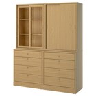 Aufbewahrung mit Schubladen Eichenfurnier/Glas Angebote von TONSTAD bei IKEA Ravensburg für 746,00 €