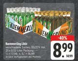 Likör im Angebot bei E center in Coburg Likör Angebote von Kuemmerling bei E center Coburg für 8,99 €