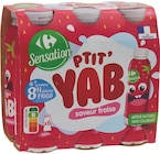 Yaourt à boire Ptit' Yab - Carrefour Sensation dans le catalogue Supermarchés Match