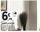 Lambris blanc mat - E.Leclerc à Troyes Lambris blanc mat en promo chez E.Leclerc Troyes à 6,49 €