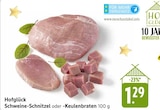 EDEKA Riederich - Schweine-Schnitzel Angebot im Prospekt Schweine-Schnitzel bei EDEKA im Riederich Prospekt für 1,29 €