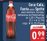 Aktuelle Coca Cola Angebote bei EDEKA in Koblenz Aktuelles Coca-Cola Angebot bei EDEKA in Koblenz ab 0,99 €
