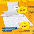 Kopfkissen oder Steppbett für 9,99 € bei ROLLER im Angebot Kopfkissen oder Steppbett im aktuellen ROLLER Prospekt