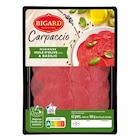 Carpaccio huile d'olive et basilic BIGARD - Carrefour Carpaccio huile d'olive et basilic BIGARD à 4,49 € dans le catalogue Carrefour