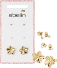 Ohrstecker mit Blumen & Perlen, Gold-Optik Angebote von ebelin bei dm-drogerie markt Dortmund für 3,95 €