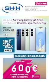 Aktueller Systemhaus Hartmann Prospekt mit Samsung, "Die neue Samsung Galaxy S25 Serie jetzt bei uns: Drücken, sprechen, fertig.", Seite 1