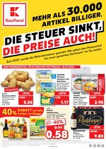 Kaufland Prospekt für Berlin mit 40 Seiten Kaufland Prospekt für Berlin: "DIE STEUER SINKT, DIE PREISE AUCH!", 40 Seiten, 09.07.2020 - 15.07.2020