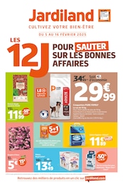 Catalogue Jardiland à Sainte-Livrade-sur-Lot, avec 8 pages Prospectus Jardiland à Sainte-Livrade-sur-Lot, "LES 12J POUR SAUTER SUR LES BONNES AFFAIRES", 8 pages, 05/02/2025 - 16/02/2025