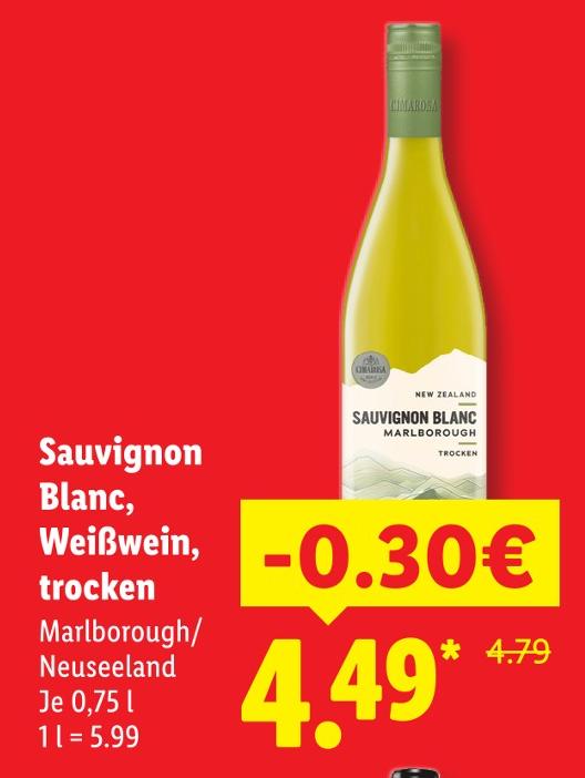 Sauvignon Blanc, Weißwein, trocken