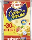 Promo EMMENTAL FRANCAIS AU LAIT PASTEURISE PRESIDENT à 3,58 € dans le catalogue Super U à Doudeauville