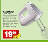 Handmixer HMD-215 Angebote bei Marktkauf Heidenheim für 19,99 €