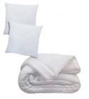 Pack couette 350gr 220×240cm & 2 oreillers 60×60cm - Maxi Bazar à Saint-Denis Pack couette 350gr 220×240cm & 2 oreillers 60×60cm en promo chez Maxi Bazar Saint-Denis à 34,99 €