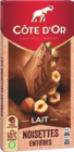 Tablette Lait et Noisettes Entières - CÔTE D’OR en promo chez Aldi Tablette Lait et Noisettes Entières - CÔTE D’OR dans le catalogue Aldi