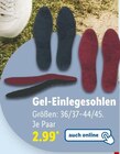 Gel-Einlegesohlen Angebote bei Lidl Neubrandenburg für 2,99 €