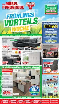 Die Möbelfundgrube Prospekt FRÜHLINGS VORTEILS WOCHE mit 20 Seiten