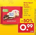 Aktuelle Ritter Sport Angebote bei Netto Marken-Discount in Chemnitz Aktuelles Bunte Vielfalt Marzipan Angebot bei Netto Marken-Discount in Chemnitz ab 0,99 €