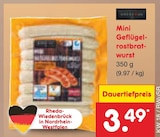 Aktuelles Mini Geflügelrostbratwurst Angebot bei Netto Marken-Discount in Osnabrück ab 3,49 €