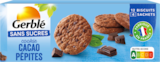 Auchan Supermarché Louvres - Promo COOKIE CACAO PÉPITES SANS SUCRE GERBLÉ Promo COOKIE CACAO PÉPITES SANS SUCRE GERBLÉ à 2,79 € dans le catalogue Auchan Supermarché à Louvres
