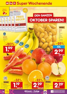 Bananen im Netto Marken-Discount Prospekt "Aktuelle Angebote" mit 72 Seiten (Bottrop)