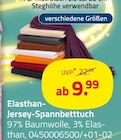 Elasthan-Jersey-Spannbetttuch für 9,99 € bei ROLLER im Angebot Elasthan-Jersey-Spannbetttuch im aktuellen ROLLER Prospekt