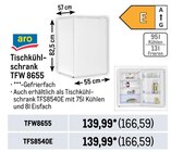 Aktuelles Tischkühlschrank TFW 8655 Angebot bei Metro in Velbert ab 166,59 €