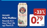 Hefe-Weißbier Naturtrüb von Paulaner im aktuellen ALDI SÜD Prospekt für 0,79 €