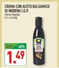 CREMA CON ACETO BALSAMICO DI MODENA I.G.P. Angebote bei Marktkauf Wuppertal für 1,49 €