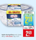 Sahne Heringsfilets Angebote von Nadler bei Marktkauf Reutlingen für 2,19 €