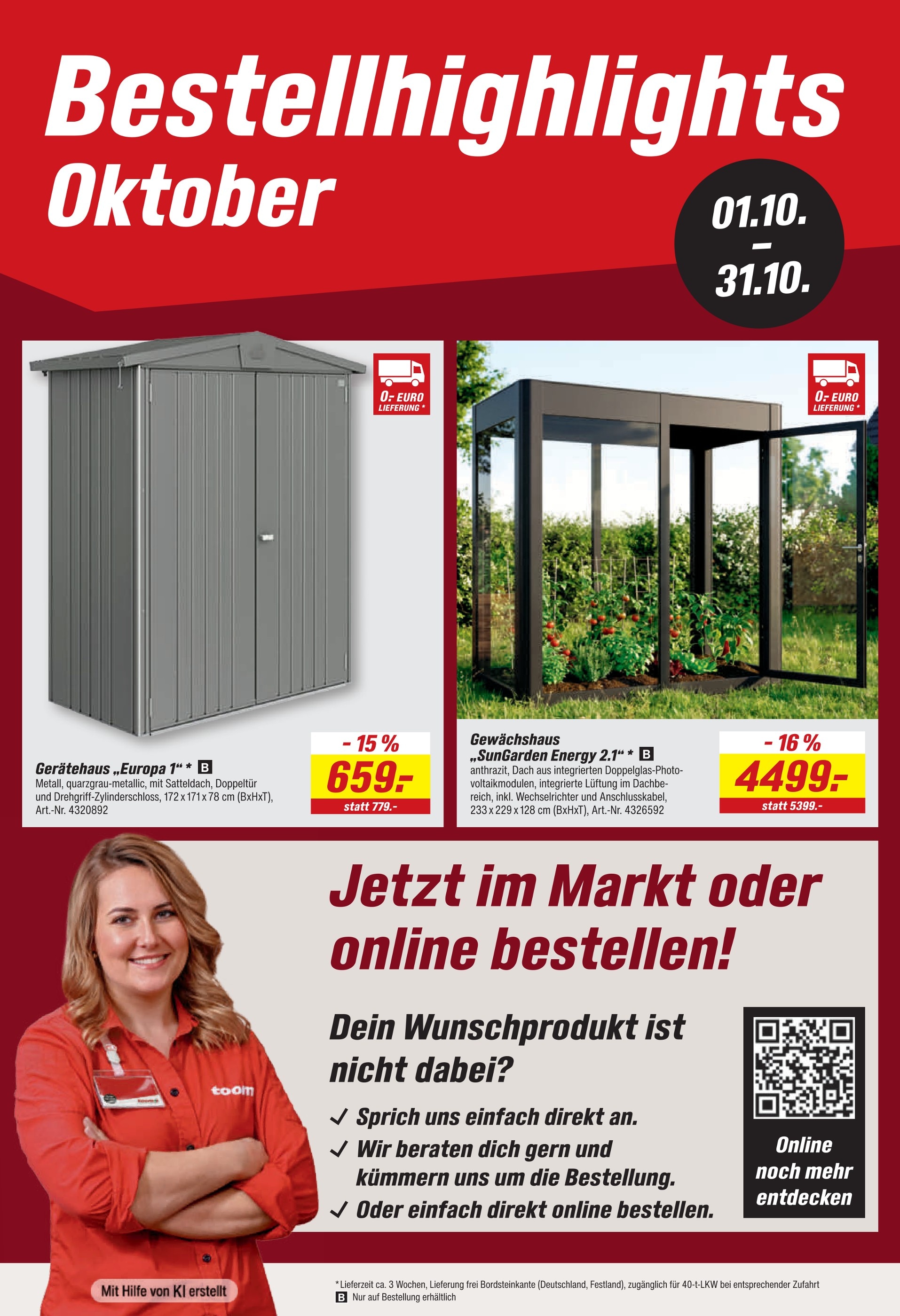 Jawoll Gewächshaus Angebot ᐅ Finde den Preis im aktuellen Prospekt