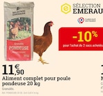 Promo Aliment complet pour poule pondeuse 20 kg à 11,90 € dans le catalogue Espace Emeraude à Prémilhat