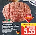 Thüringer Mett / Hackepeter vom Schwein oder Schweinehackfleisch von Bauern Gut im aktuellen E center Prospekt