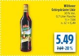 Gebirgskräuter Likör im Angebot bei diska in Zwickau Gebirgskräuter Likör Angebote von Wilthener bei diska Zwickau für 5,49 €