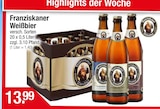 Weißbier im Getränke City Prospekt Weißbier von Franziskaner im aktuellen Getränke City Prospekt für 13,99 €