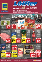 E center Supermarkt Prospekt der aktuellen Woche mit 32 Seiten, gültig von 24.08.2026 bis 29.08.2026, in Hallenberg und Umgebung Aktueller E center Supermarkt Prospekt in Hallenberg und Umgebung, "Aktuelle Angebote" mit 32 Seiten, 24.08.2026 - 29.08.2026